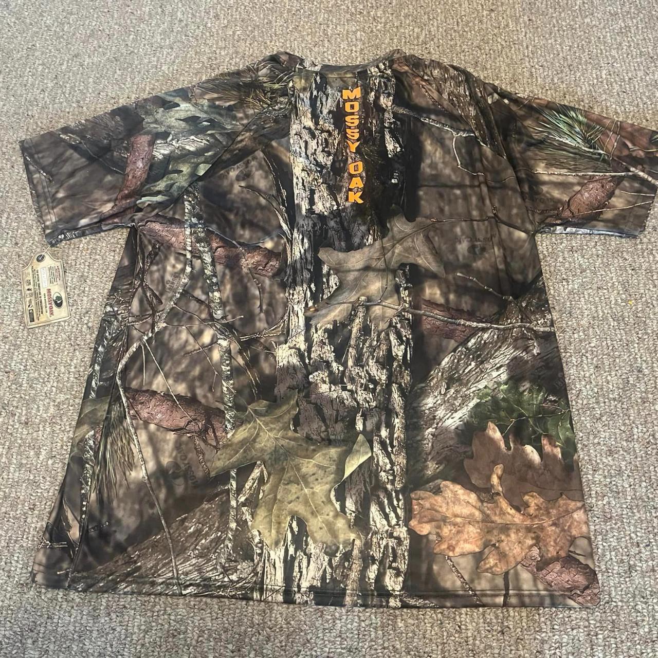 Mossy Oak Short Sleeve T-Shirt. XL. Made of 100%... - Depop