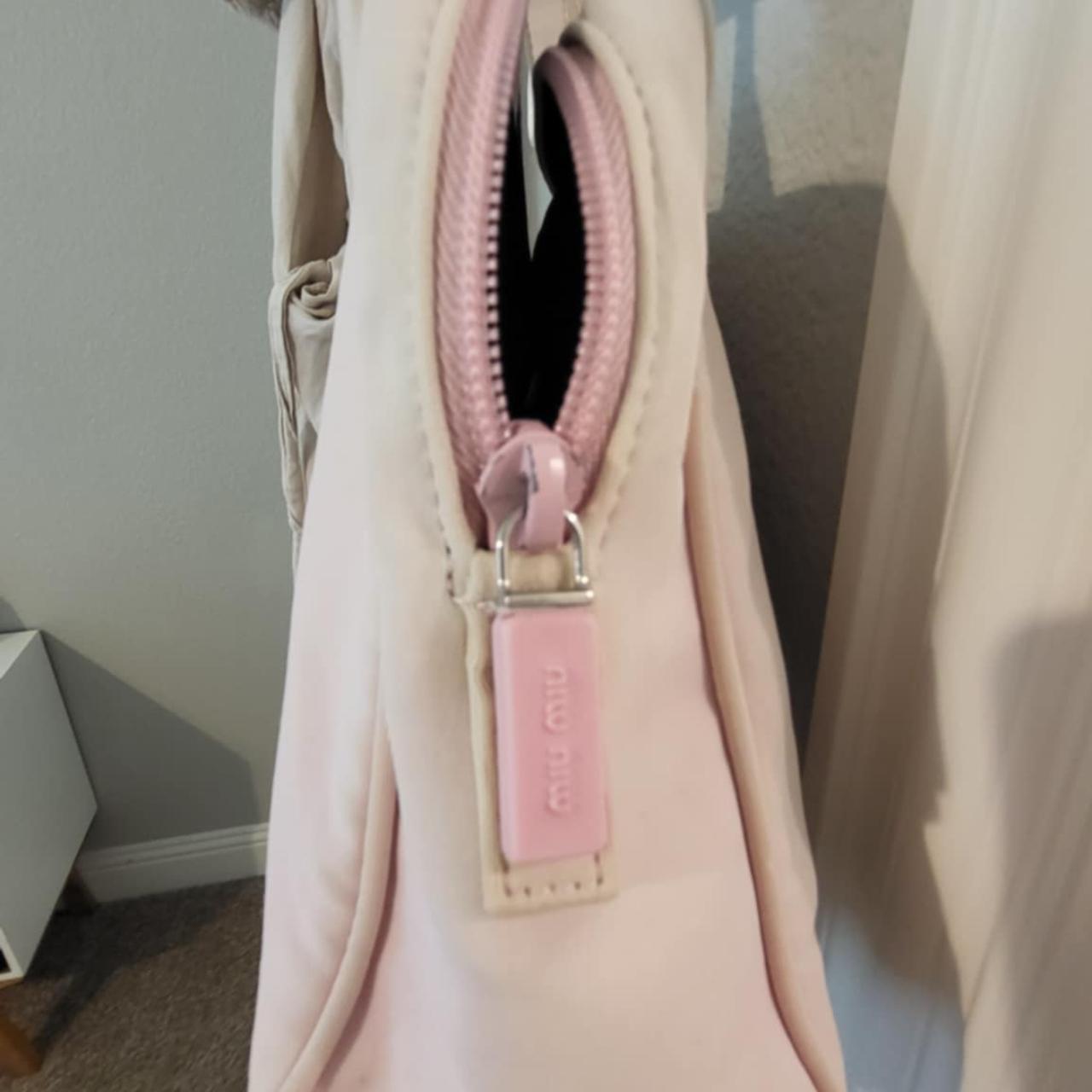 Miu Miu Women's Canvas Bag - Pink – Miu Miu super… - image 6