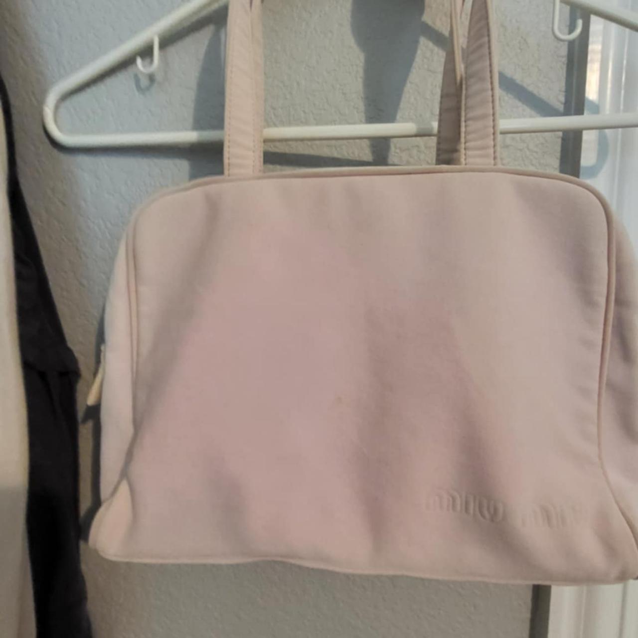 Miu Miu Women's Canvas Bag - Pink – Miu Miu super… - image 1