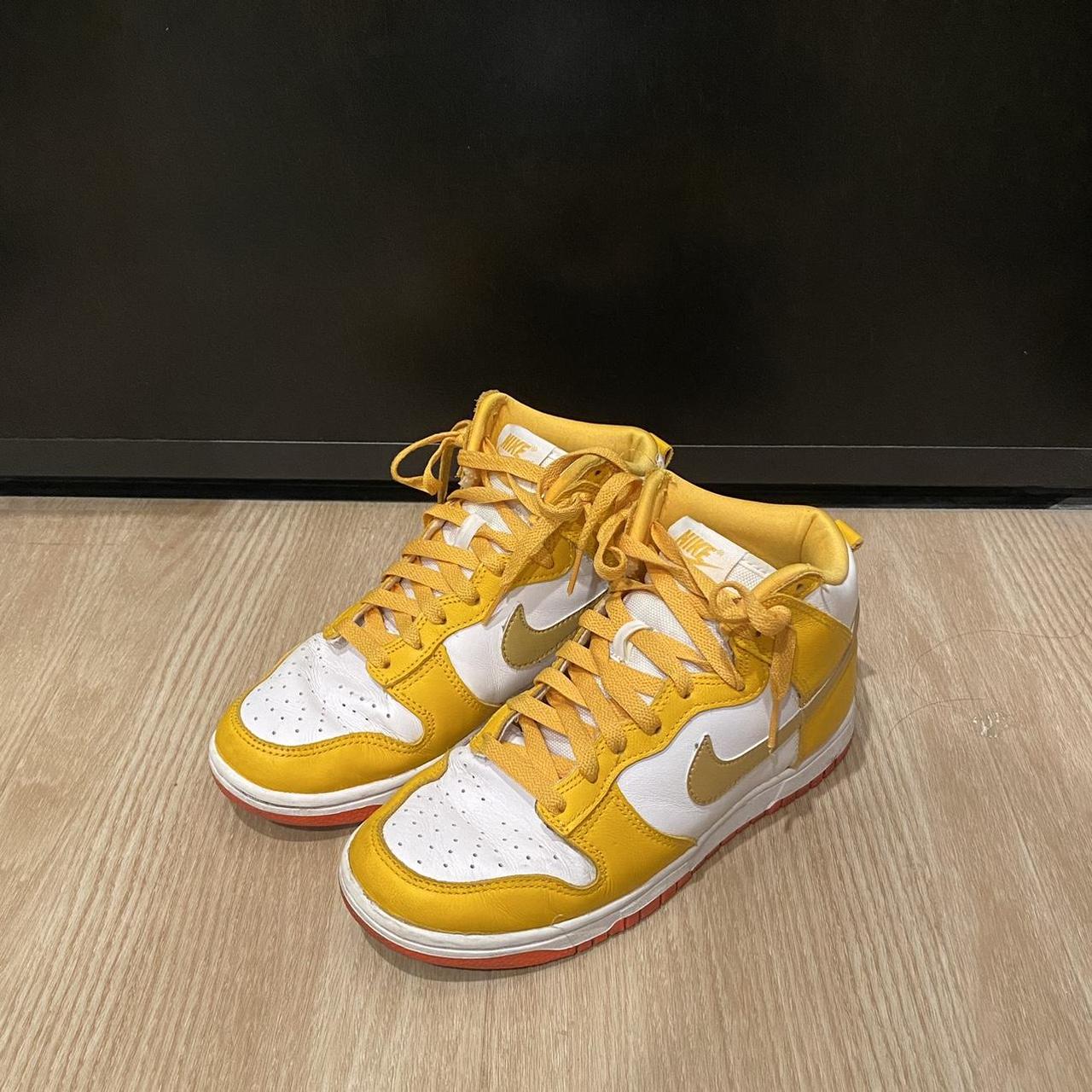 Nike Dunk High University Gold Orange, Preowned....