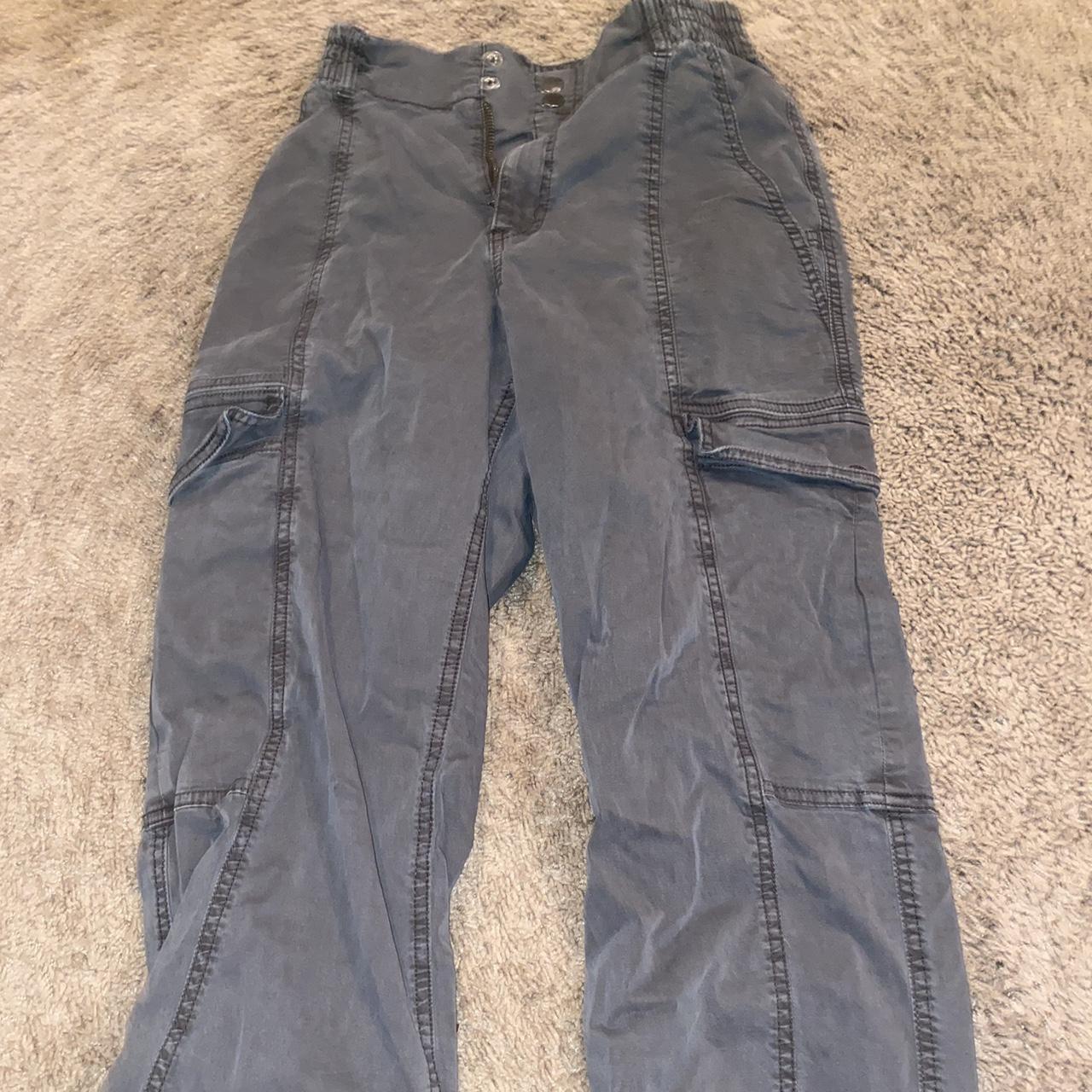 dark grey garage cargo pants never worn - Depop