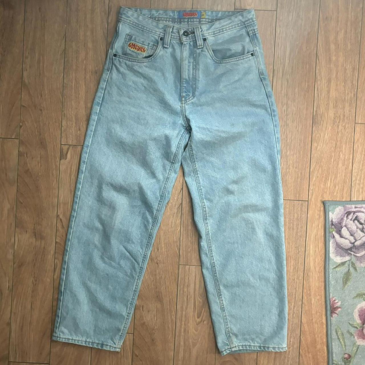 Blue Empyre Jeans -Size 28 couple of small stains on... - Depop