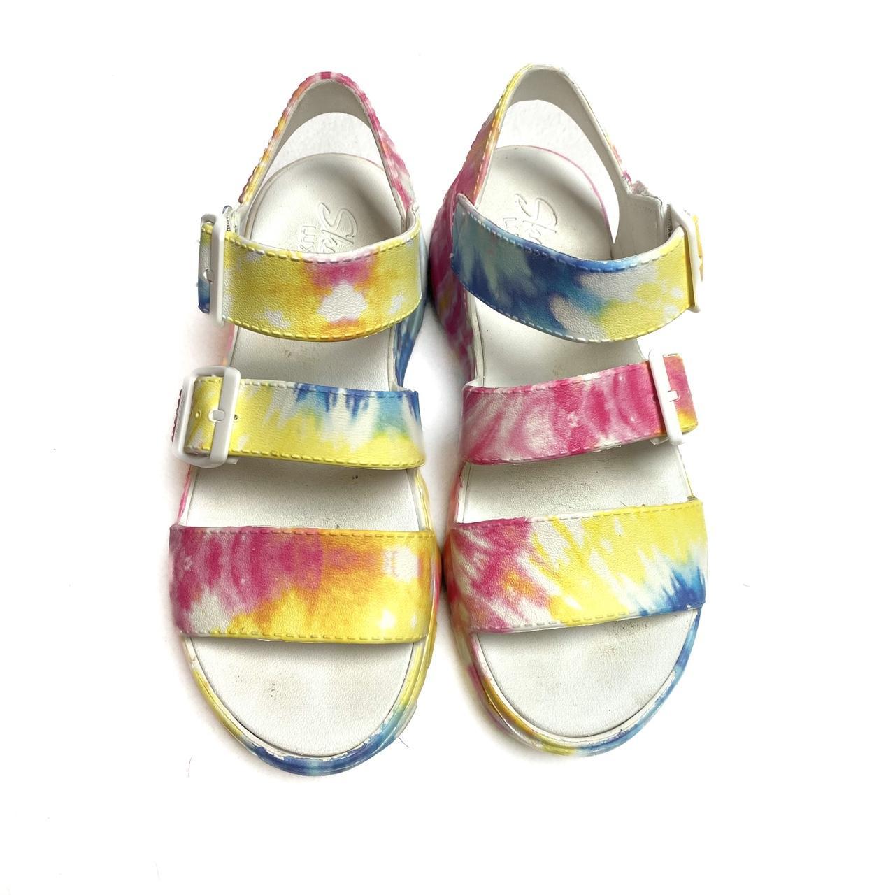 Skechers tie dye online sandals