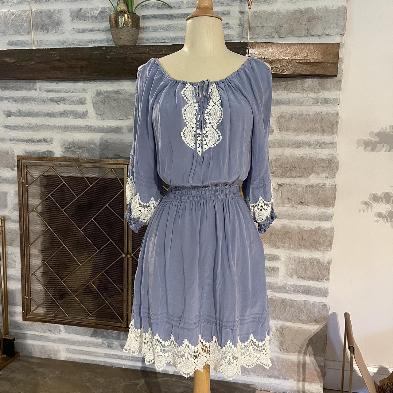 Periwinkle dress casual on sale