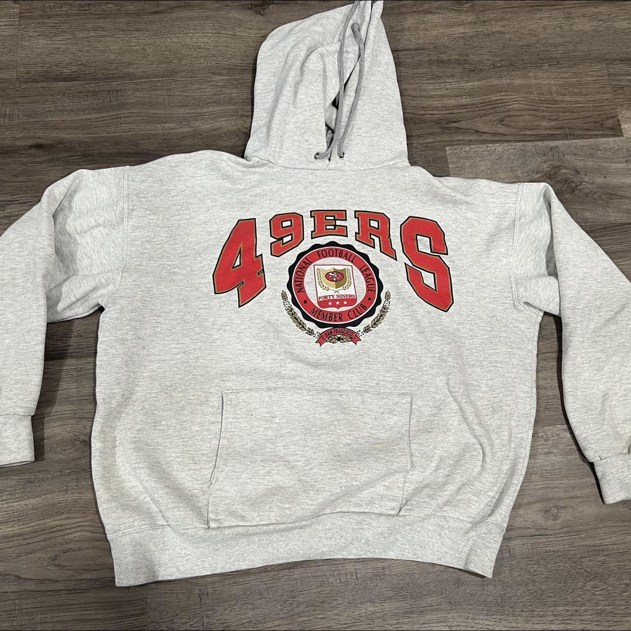 Like new, Red Nike San Francisco 49ers hoodie In a - Depop