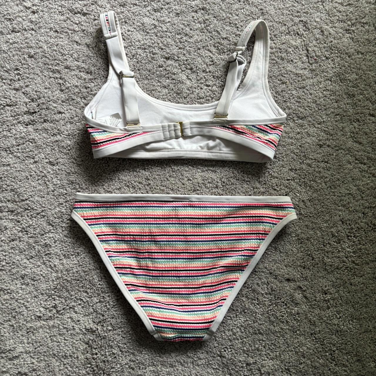 Hula Honey full coverage rainbow bikini. Top and... - Depop