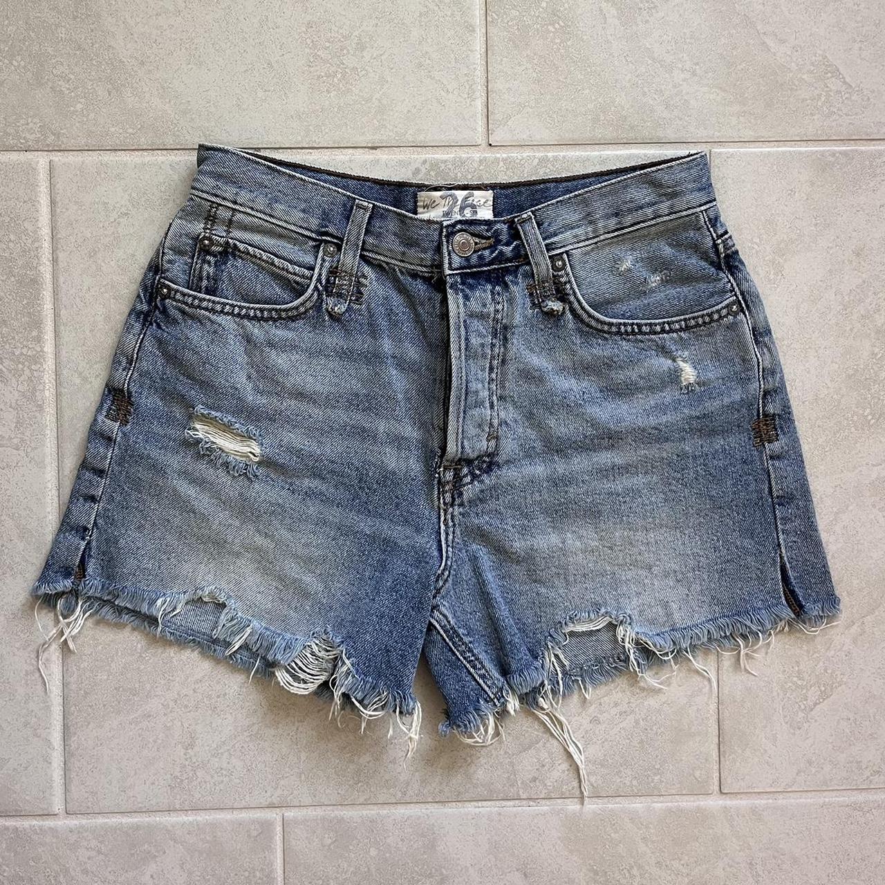 Free People Women's Blue Shorts