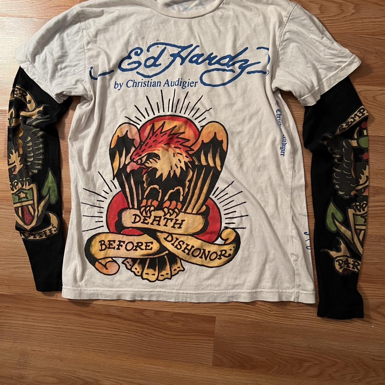 Ed hardy 2024 tattoo shirt