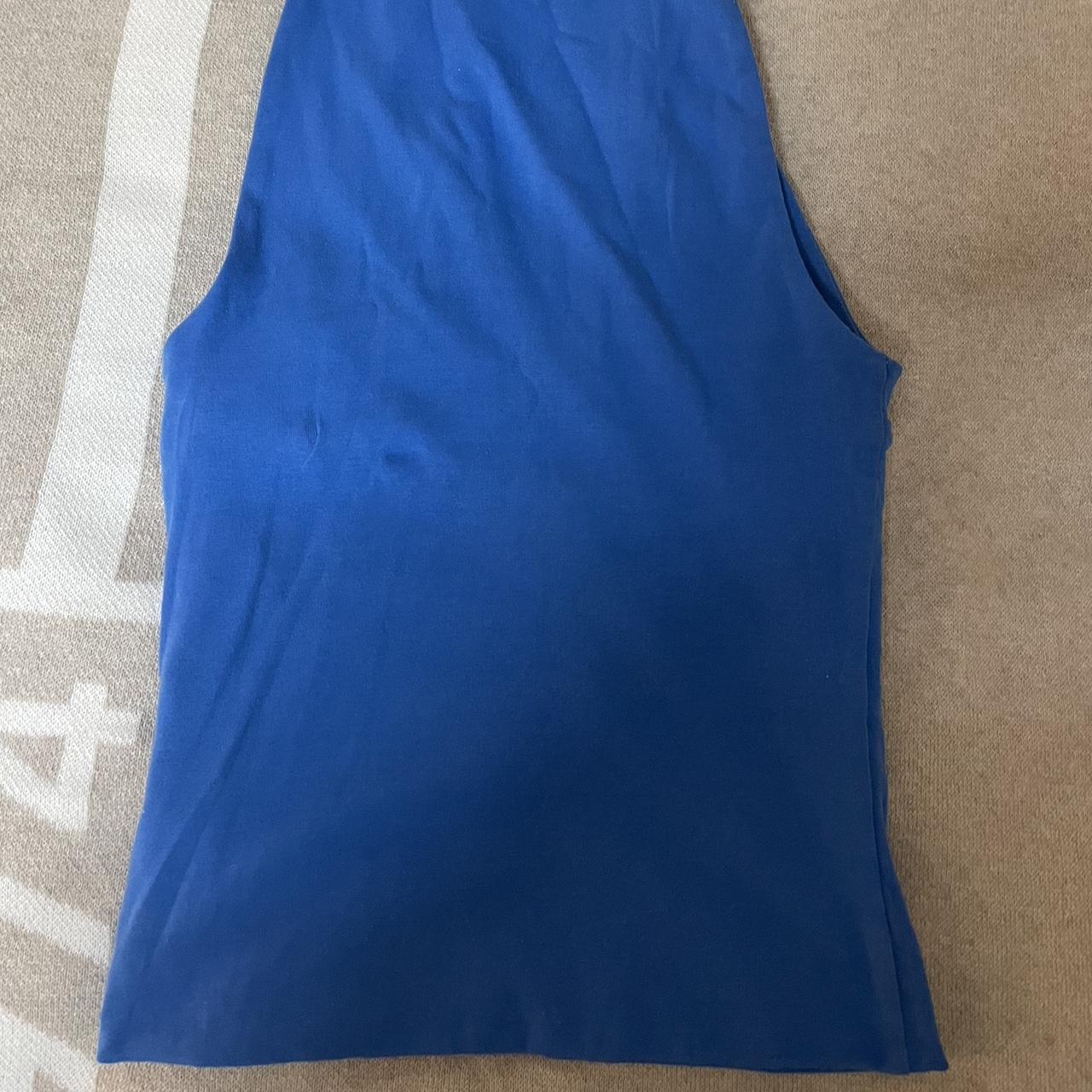 Royal blue kookai singlet, only worn twice, size 0... - Depop