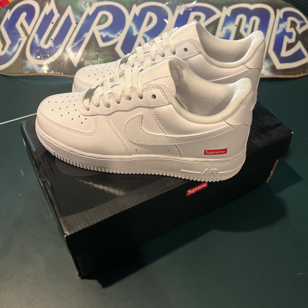 Nike Supreme Af1 White Low New In Box Mens Size Depop