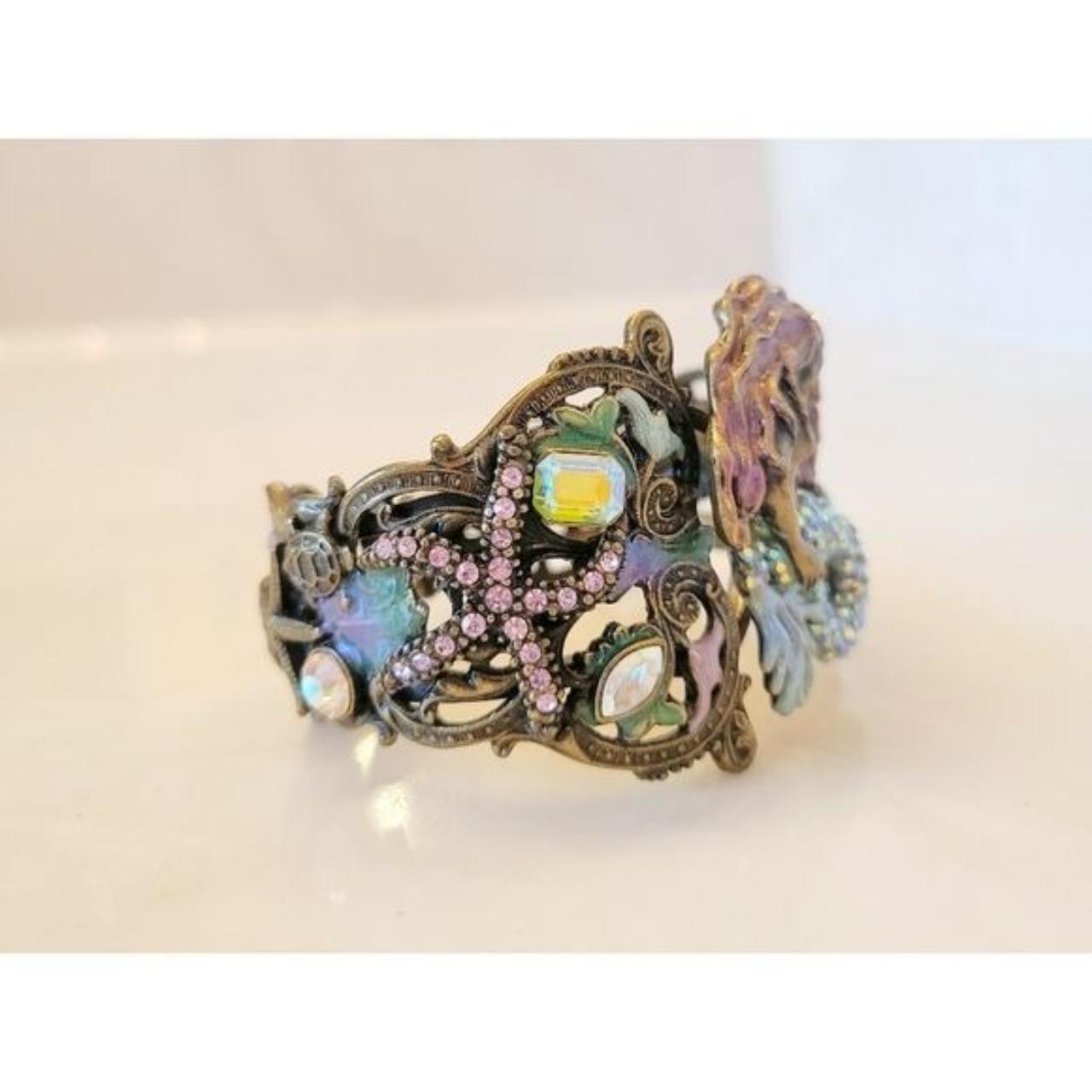 Stunning cuff style bracelet with Lorelei the Sea... Depop