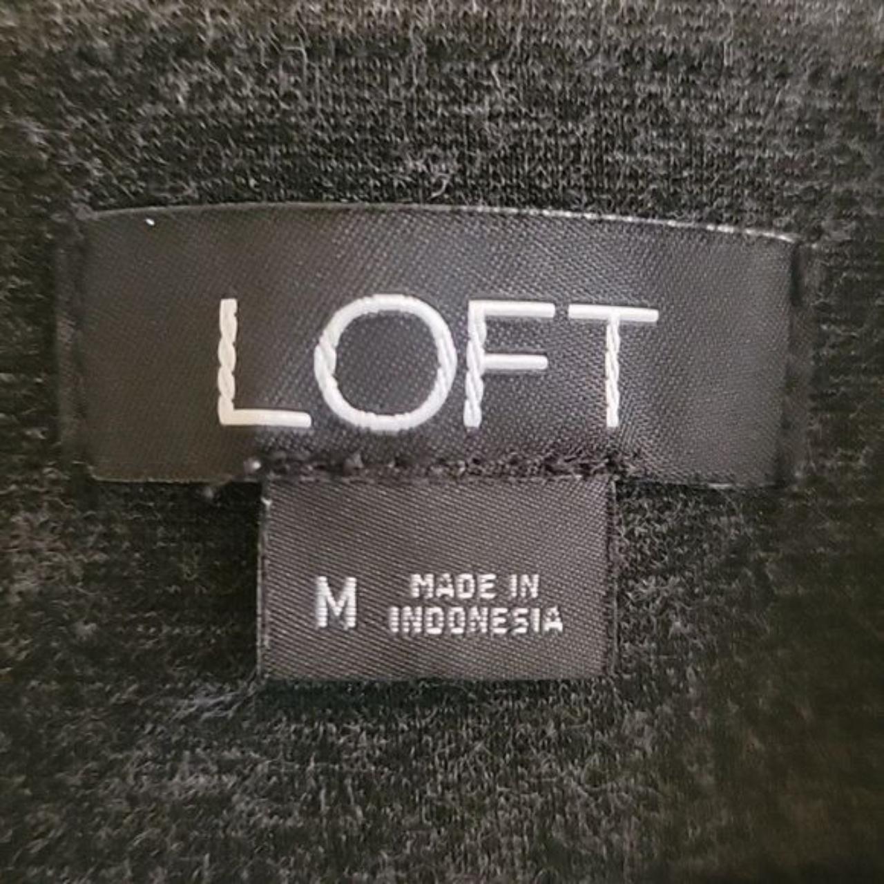 LOFT Charcoal Gray Pull-on Leggings, Thick
