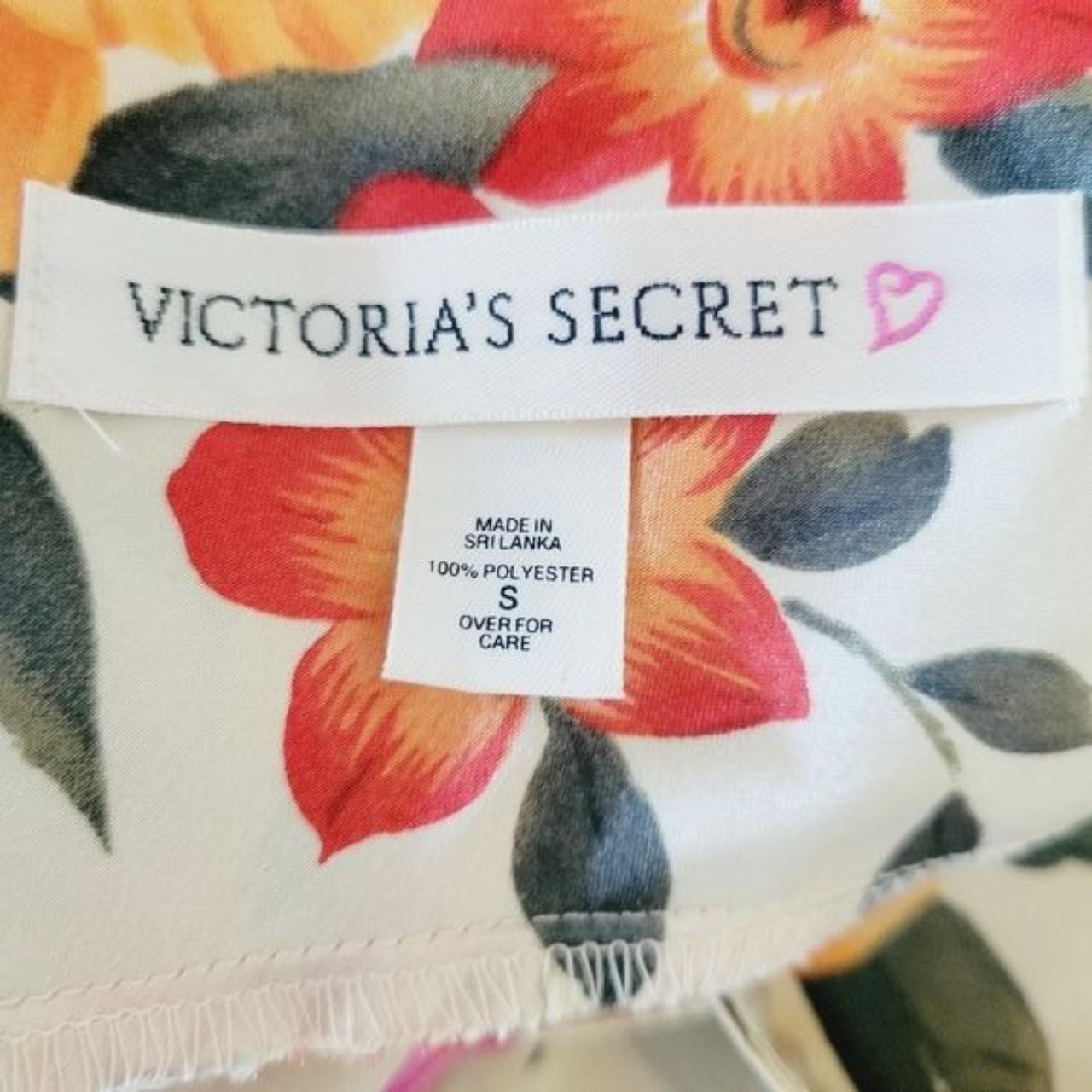 Victoria's Secret Floral Sheer Babydoll Chemise... - Depop