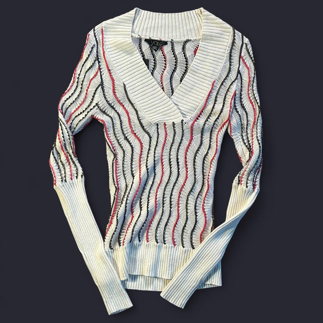 Volcom Women's Top - Multi/White - S – Volcom Kni… - image 1