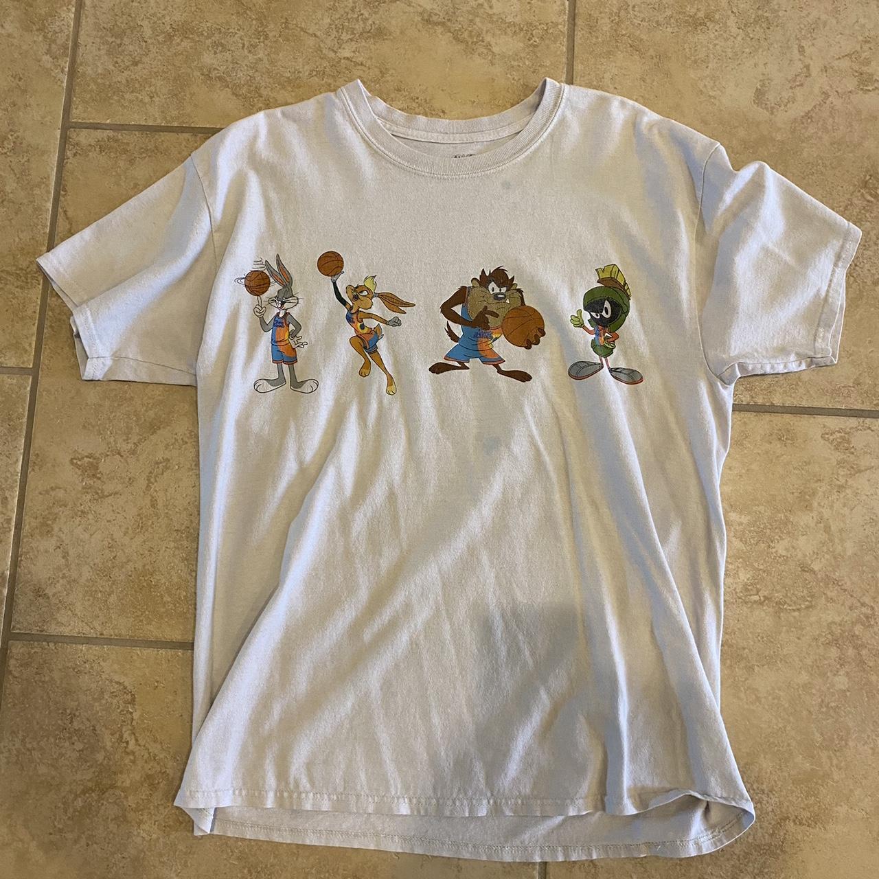 Space Jam Tee 3 stains but you can get them out with... - Depop