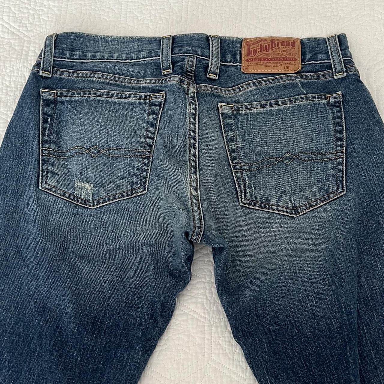 vintage lucky brand bootcut jeans - size 4 tall -... - Depop