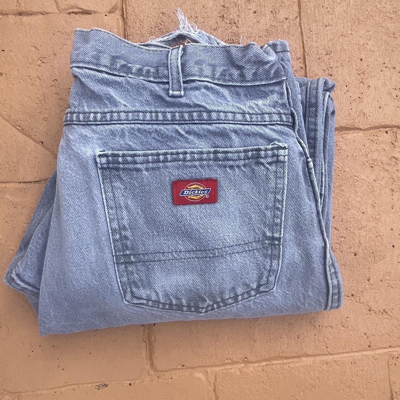Dickies Men's Grey Jeans Depop