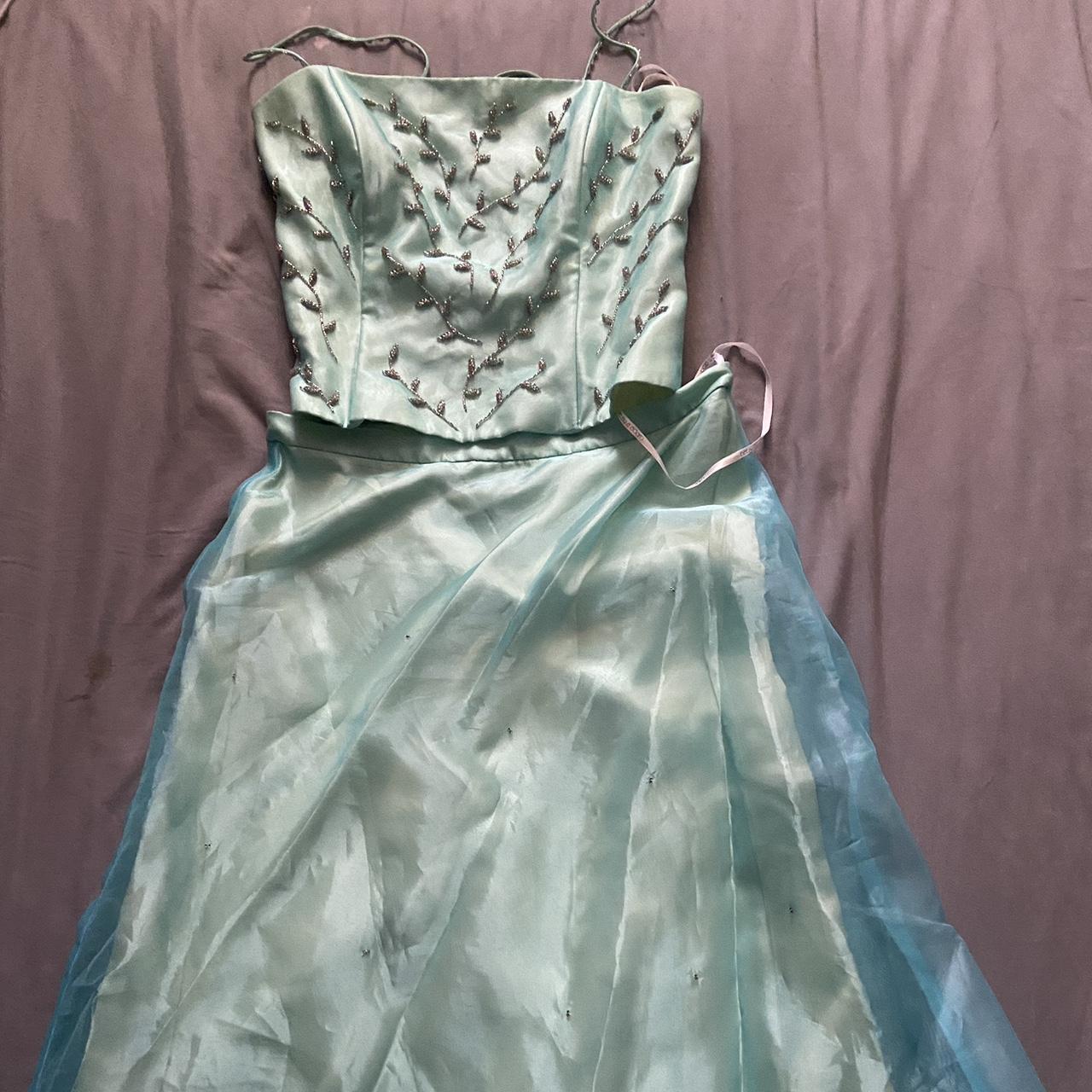 early 2000’s two piece prom dress Betsy and Adam... - Depop