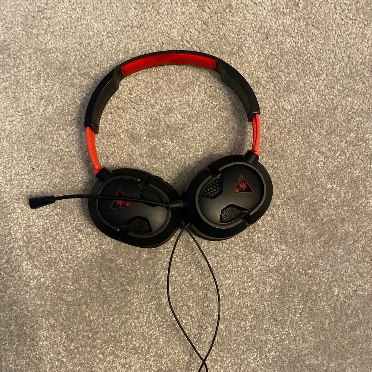 Red turtle beach headset Mic doesnt work Depop