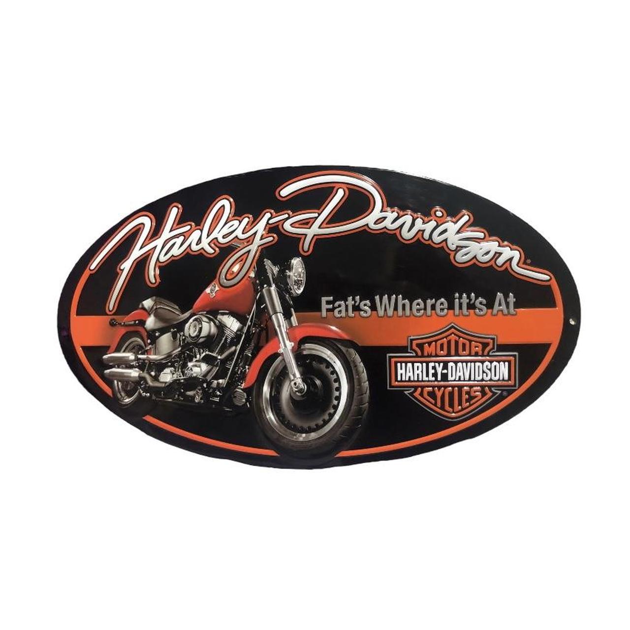 Harley Davidson Metal Room Sign Price... | Depop, image size:1280x1280