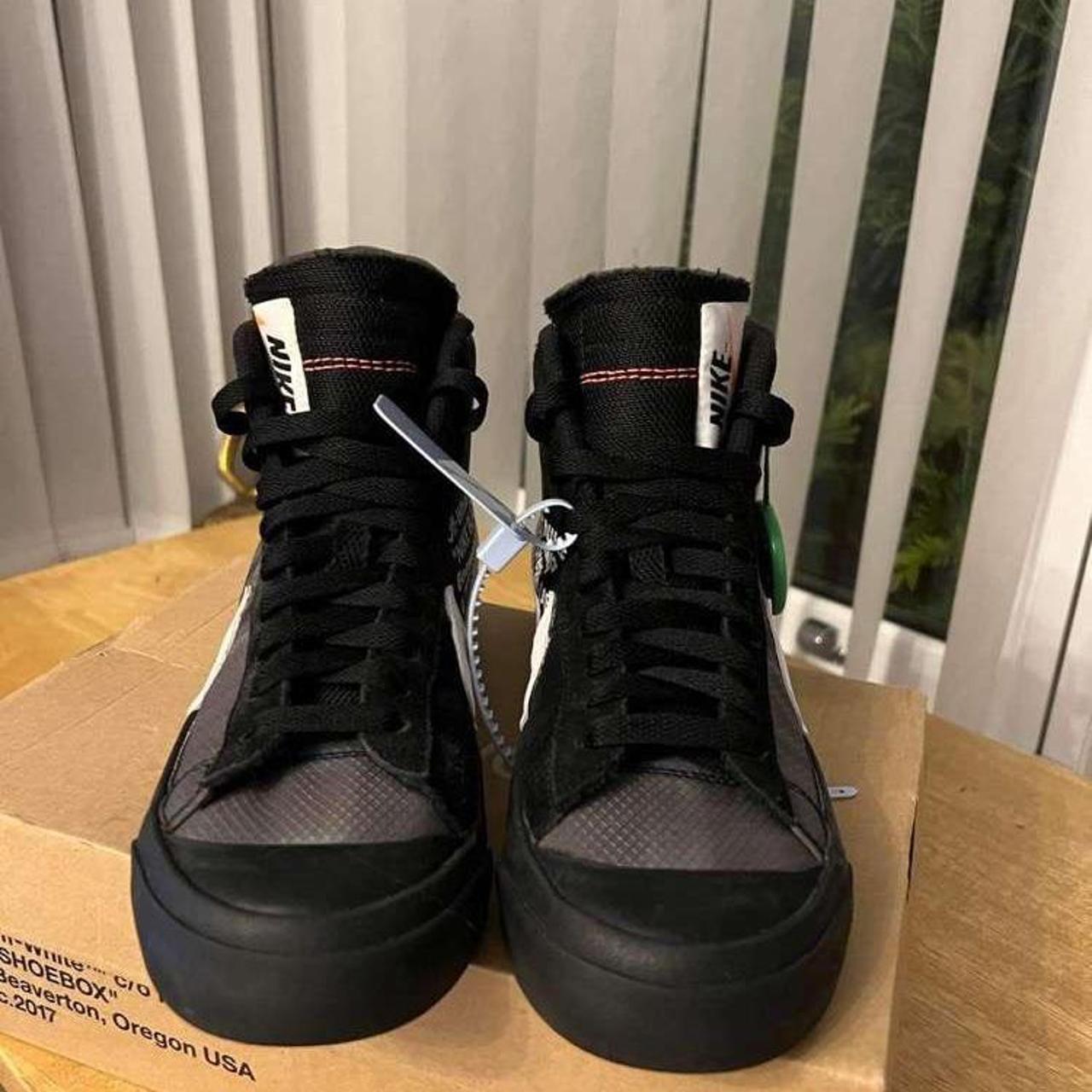 OffWhite Nike Blazers ( Grim Reapers ) size Uk 4.5... Depop