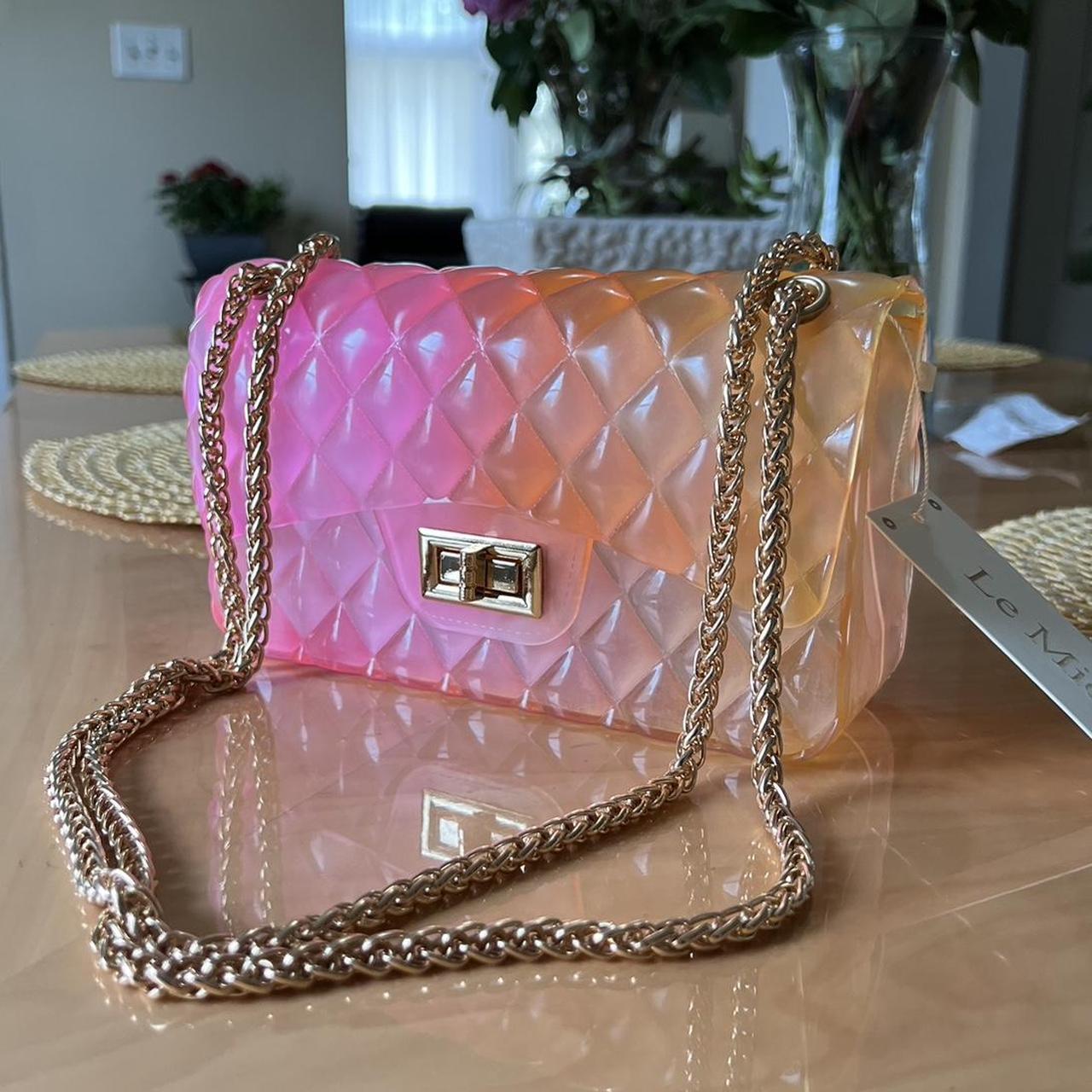 Jelly Bag 🩷 Pink La Miel Jelly Purse Brand New With - Depop