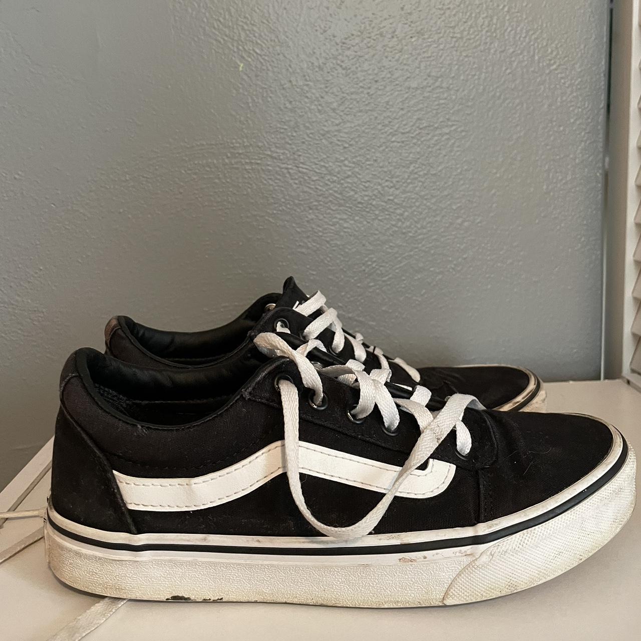 Size 8 Vans Small bleach? stain on one of the heels... Depop