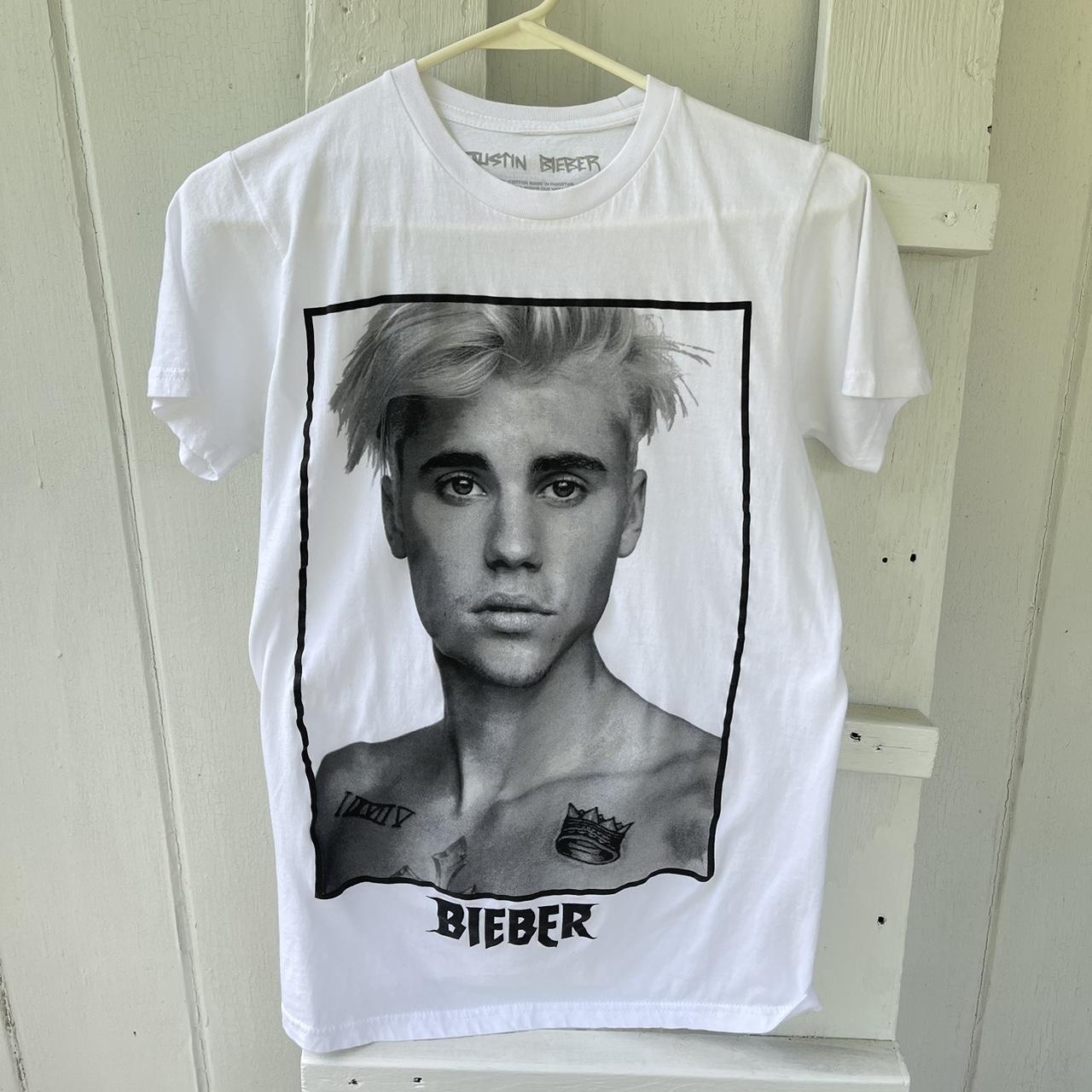 Justin bieber 2025 grey t shirt