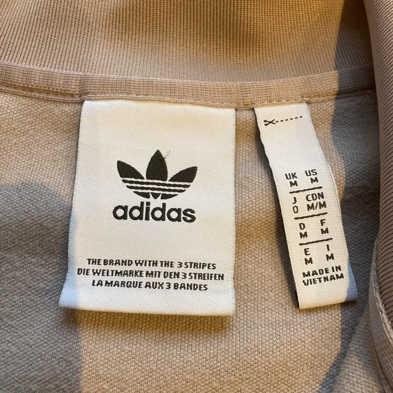 Medium Cream Adidas Jacket. Great Condition Adidas... Depop