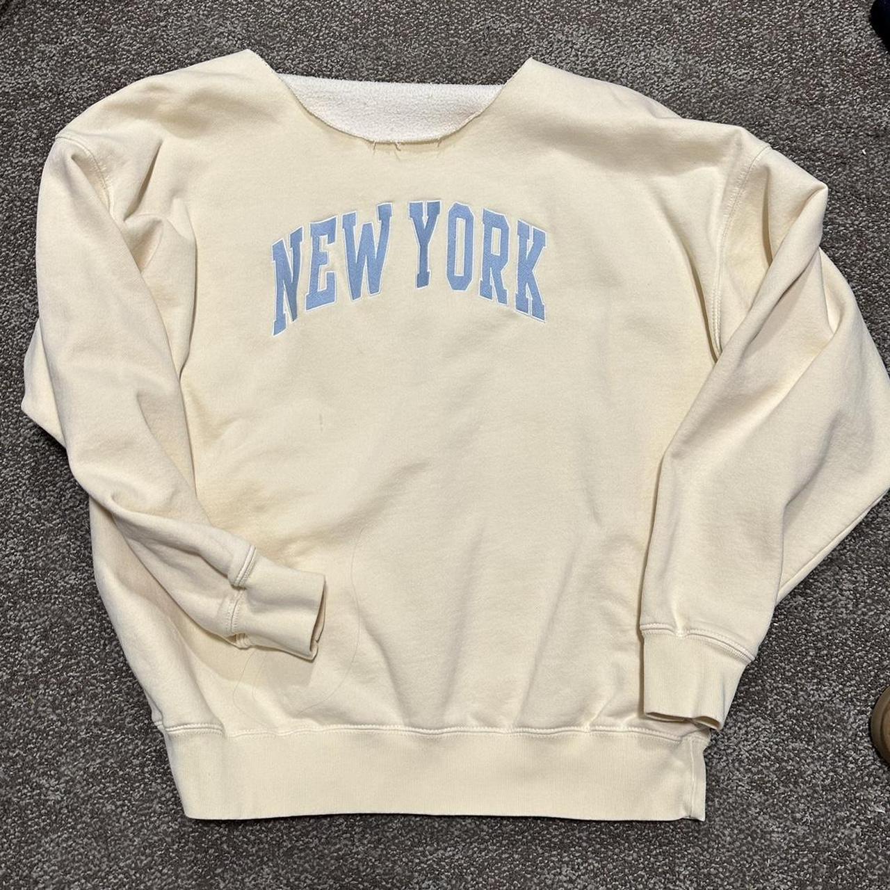 Brandy Melville Erica New York Crewneck (I cut the... Depop