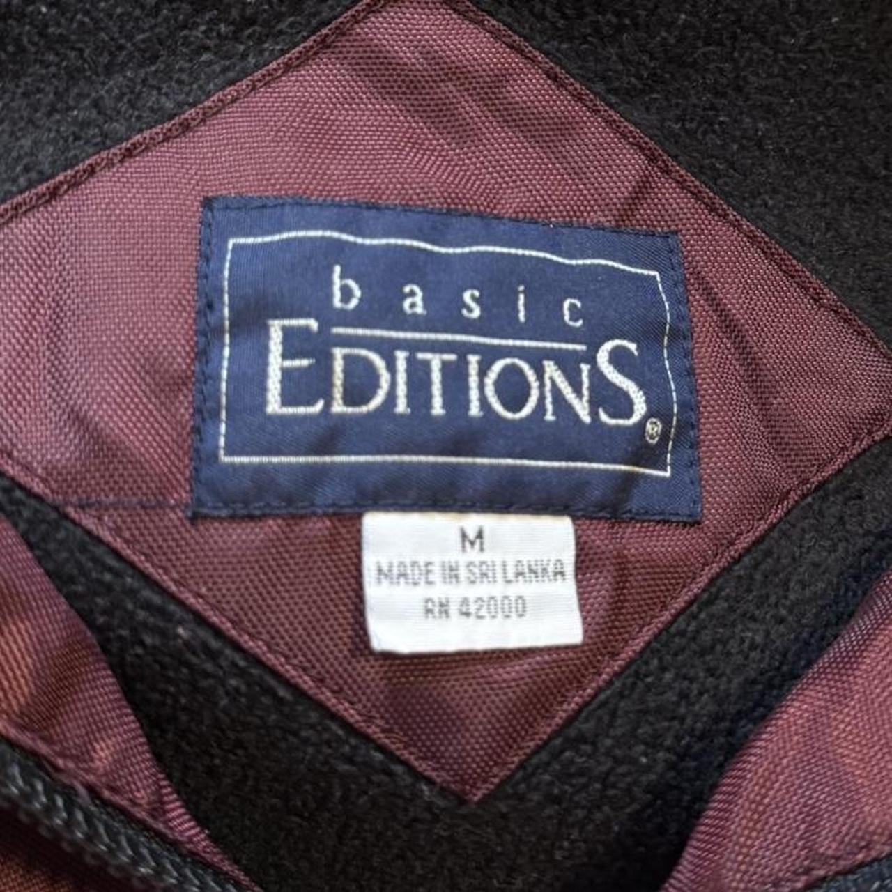 Basic Editions Women's Bomber Jacket - Burgundy/R… - image 6