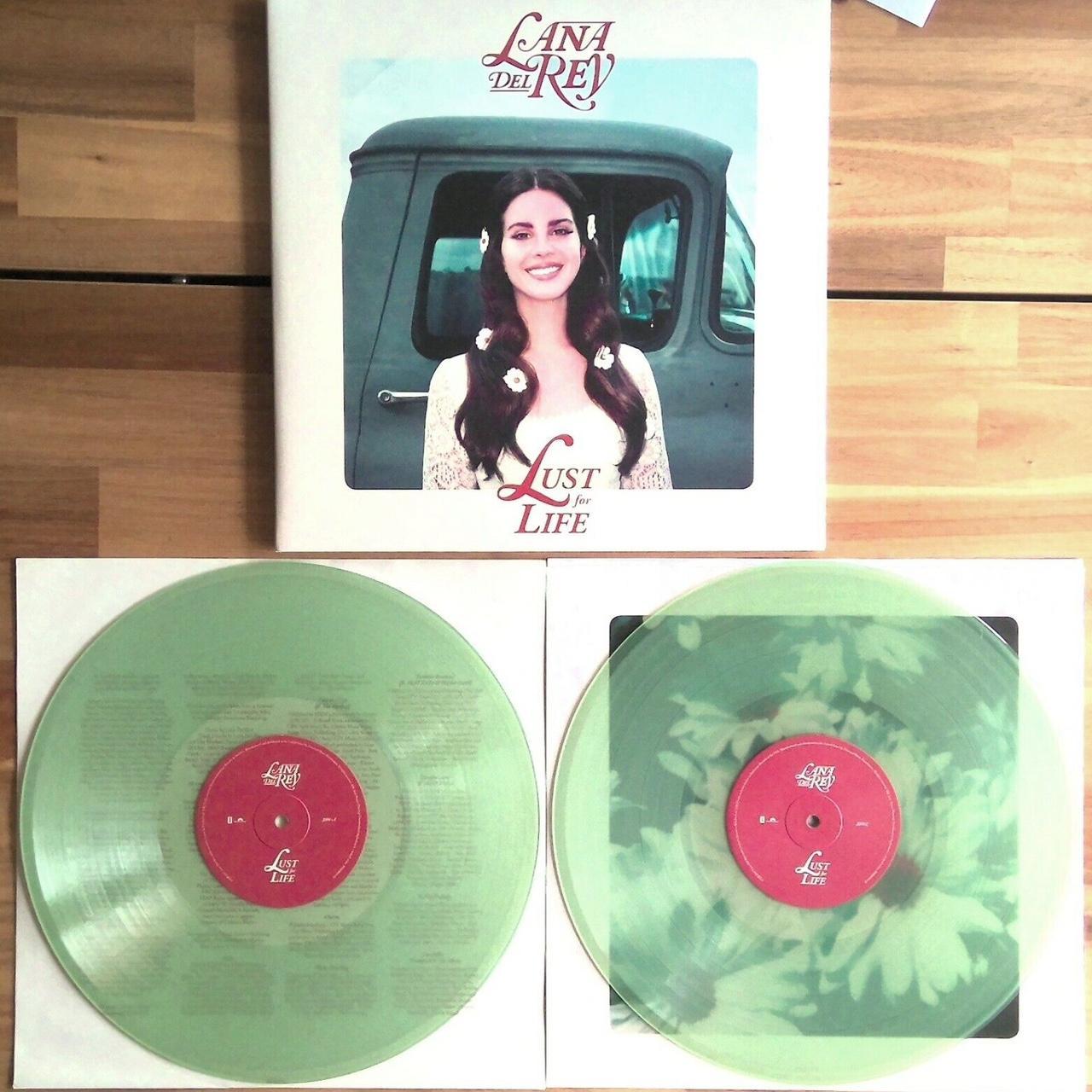 Lana Del Rey Lust For Life Vinyl Coke Bottle Clear... - Depop