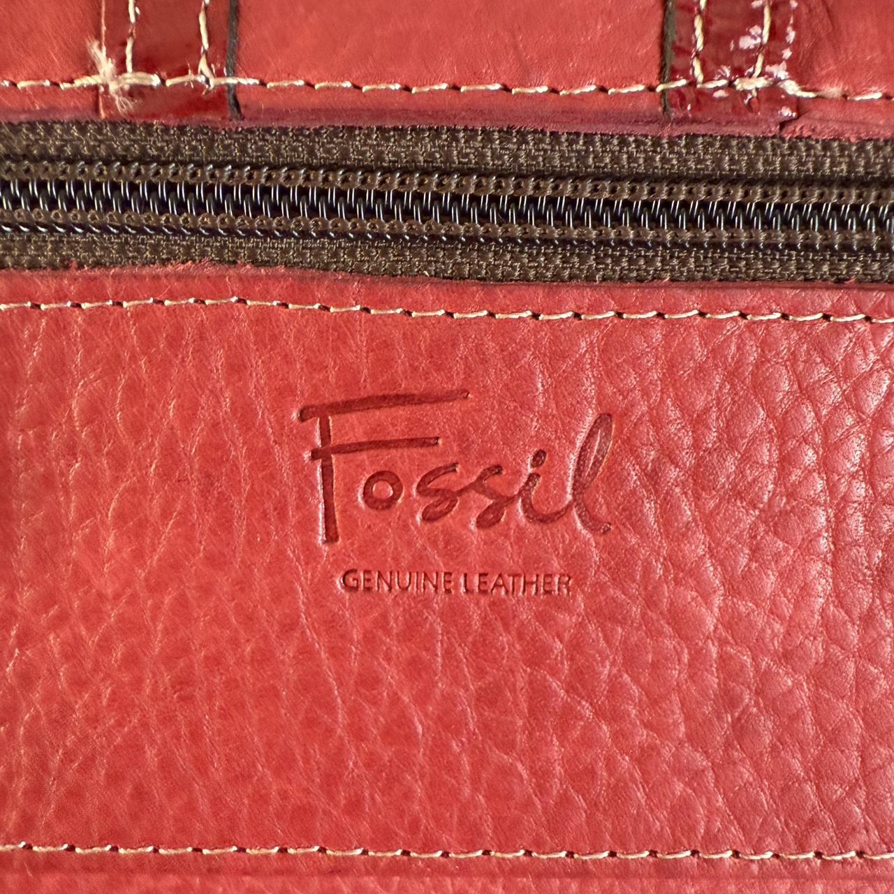 Fossil Women's Wallet - Red – Fossil Red Genuine … - image 4