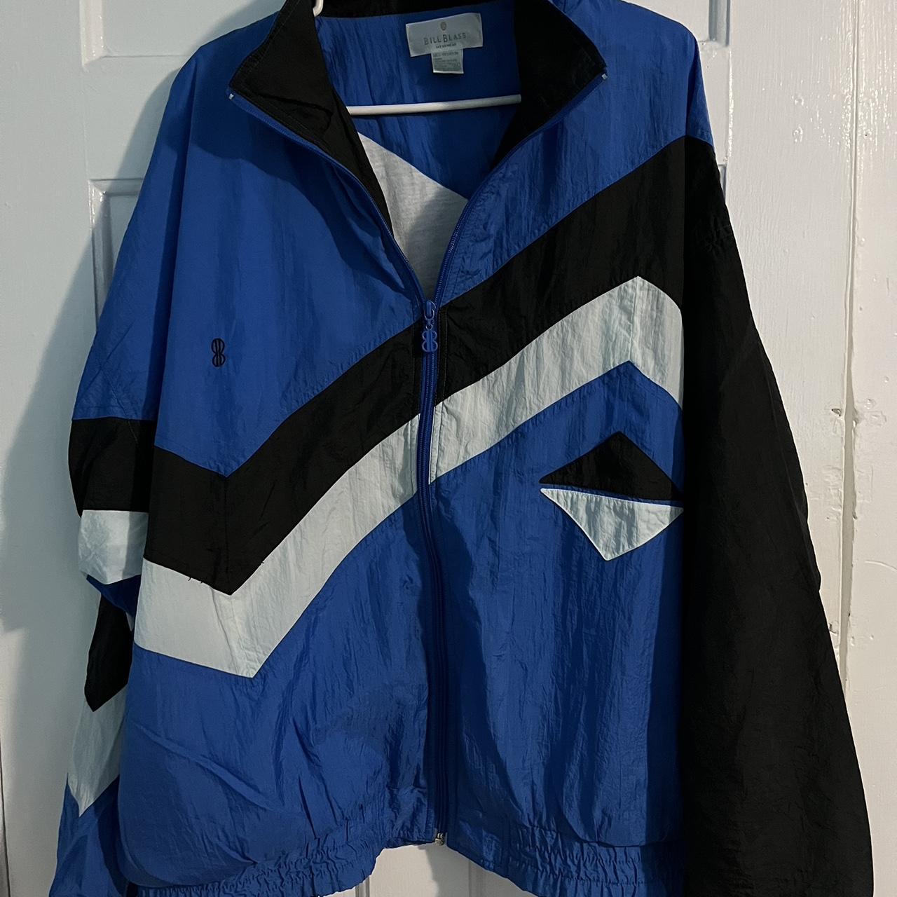 Men’s Vintage Bill Blass Windbreaker Jacket size XL.... - Depop
