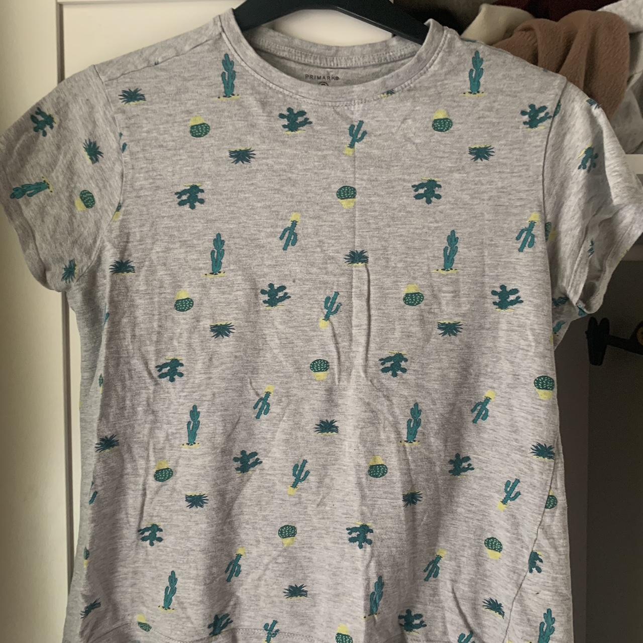 small cactus tshirt from primark tshirt cactus... Depop