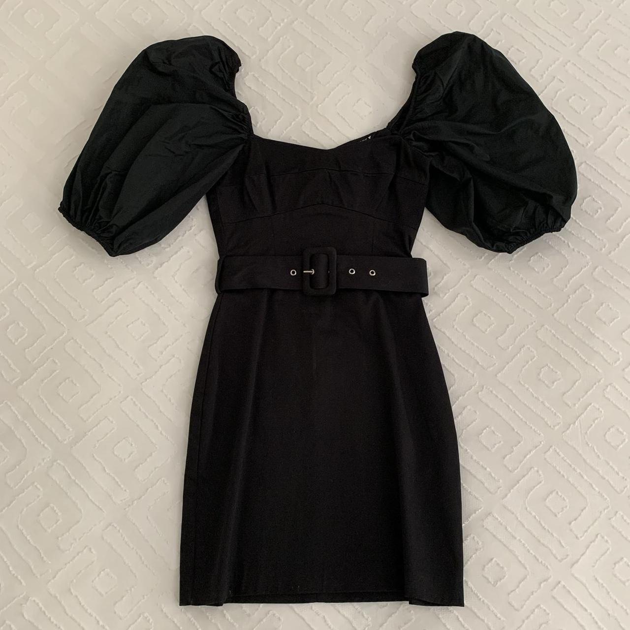 zara puff sleeve dress