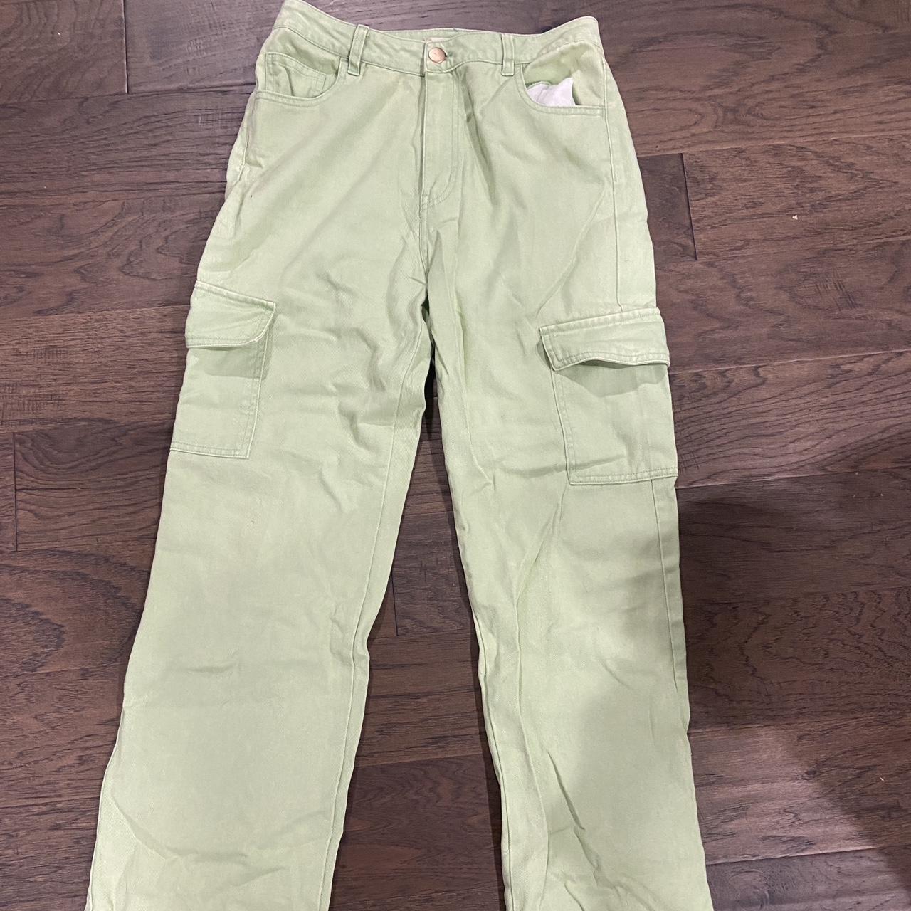 Altar'd State green cargo jeans, Size M fits like a... - Depop