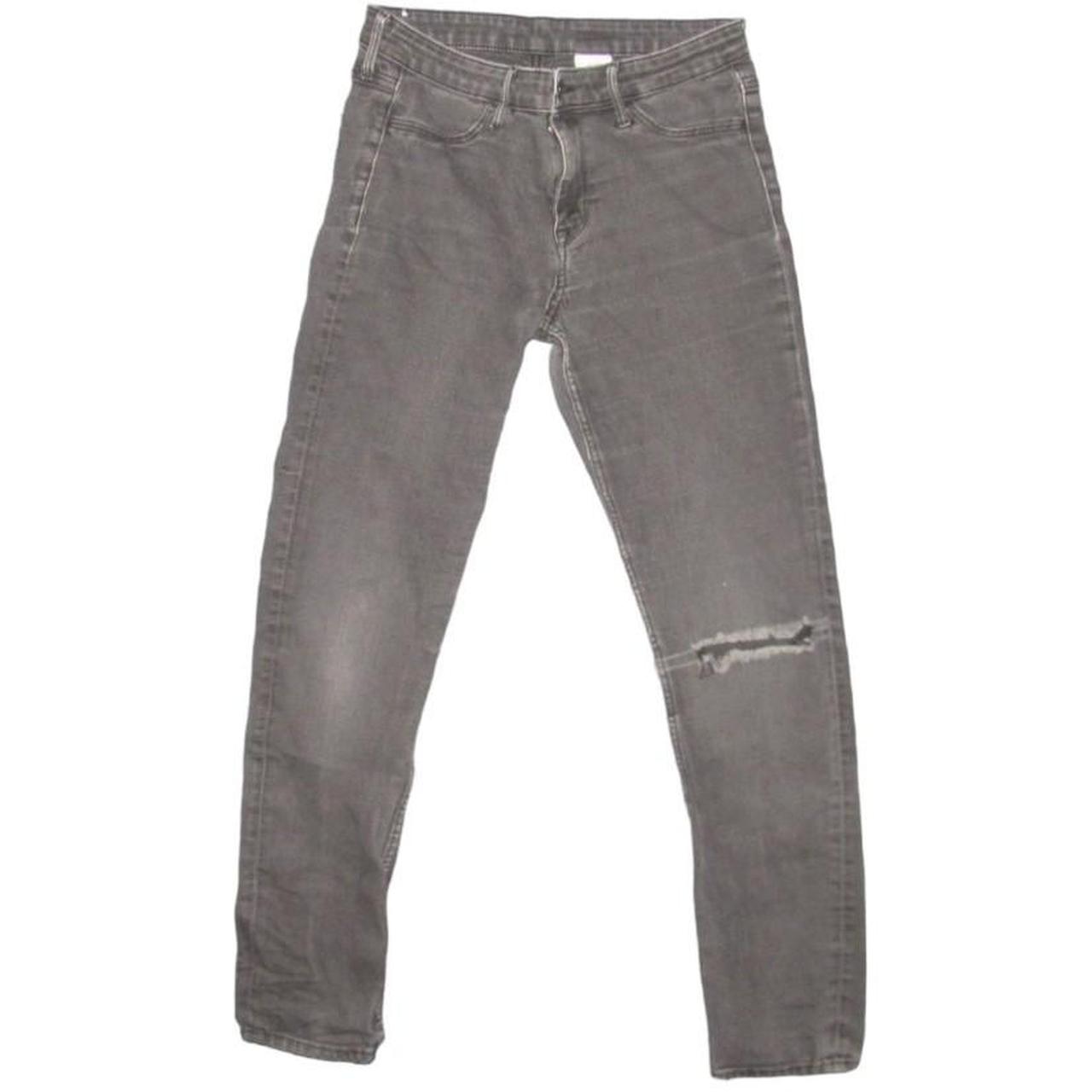 gray Skinny jeans BY: H&M RN:101255 COLOR:... - Depop
