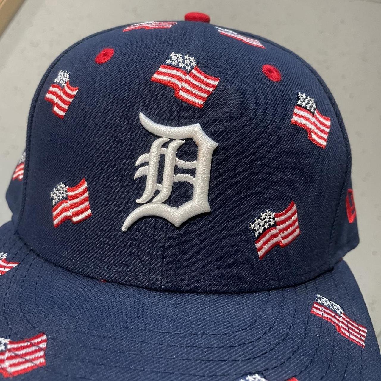 Vintage Detroit Tigers Fitted Hat American Needle - Depop