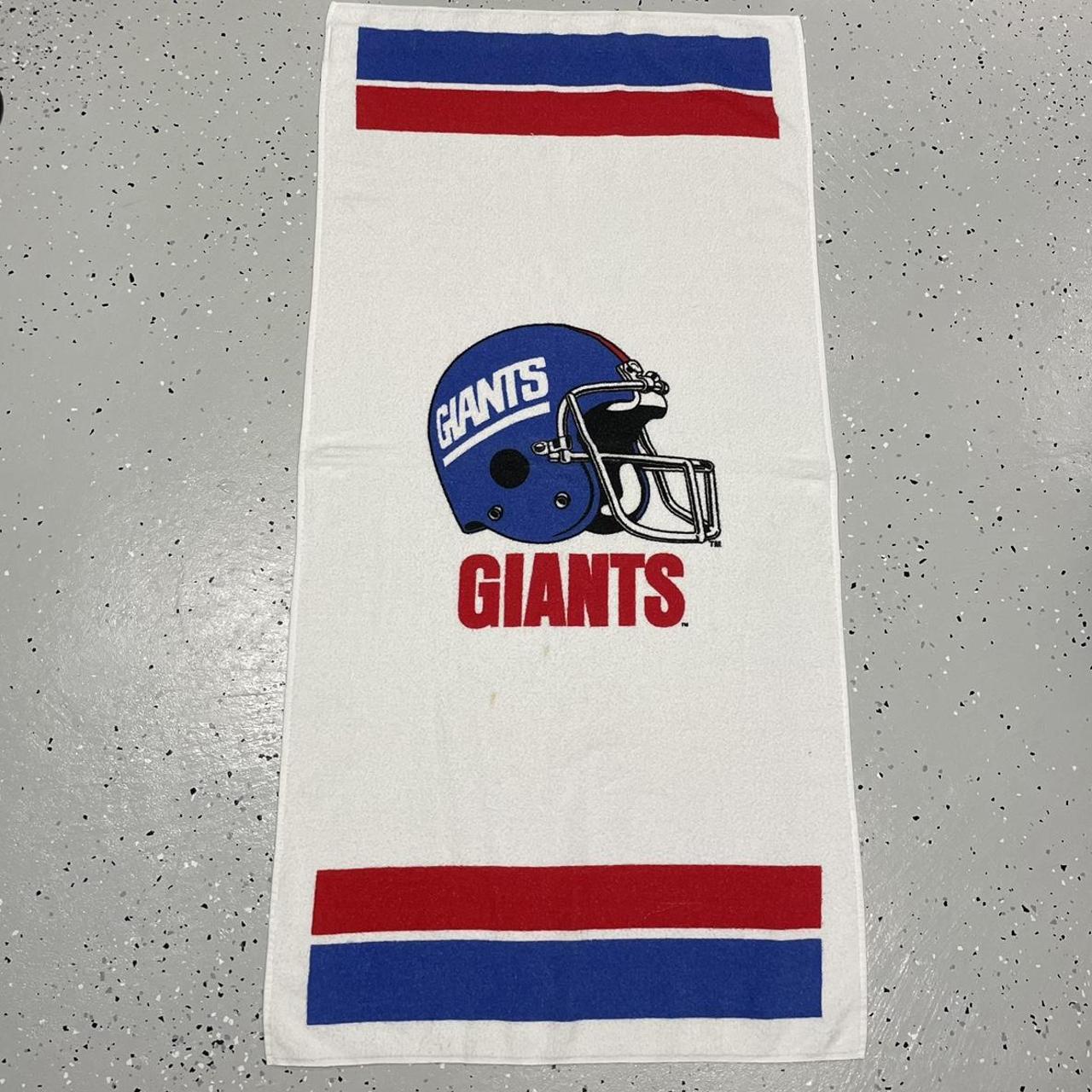 Vintage New York Giants Beach Towel NFL 90s Big - Depop