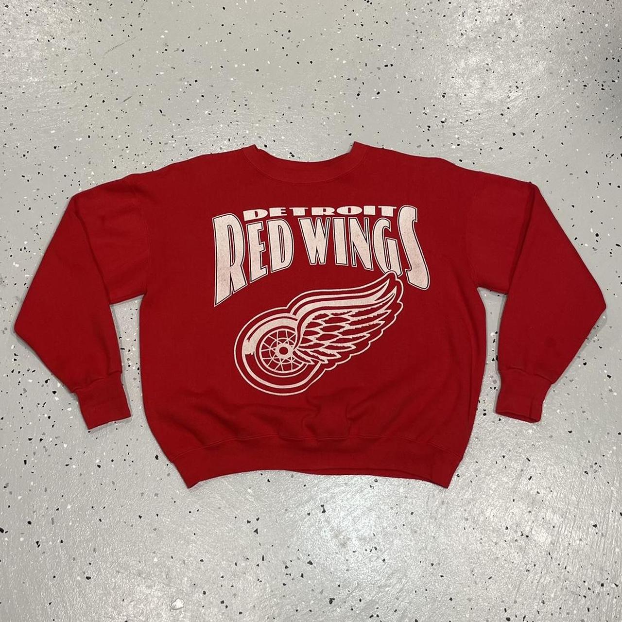Vintage Detroit Red Wings Sweatshirt 90s NHL Sweatshirt 
