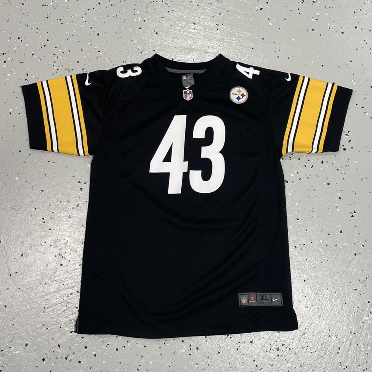 Nike On-Field Pittsburgh Steelers Troy Polamalu NFL - Depop