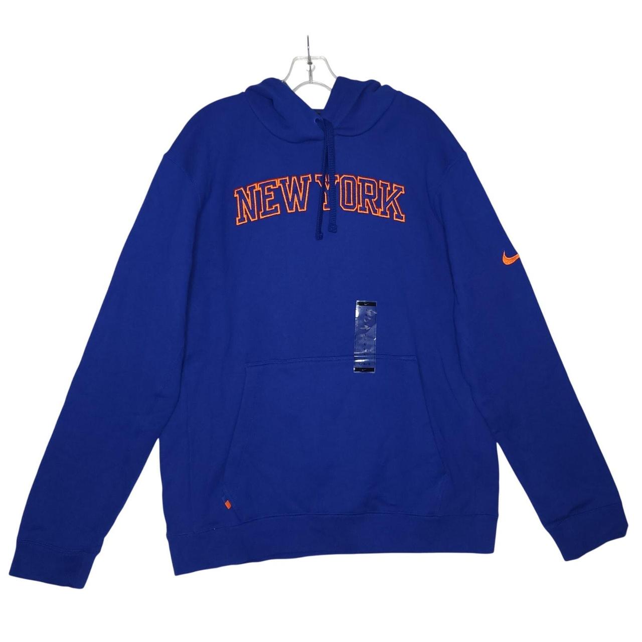 nike blue and orange sweatshirt