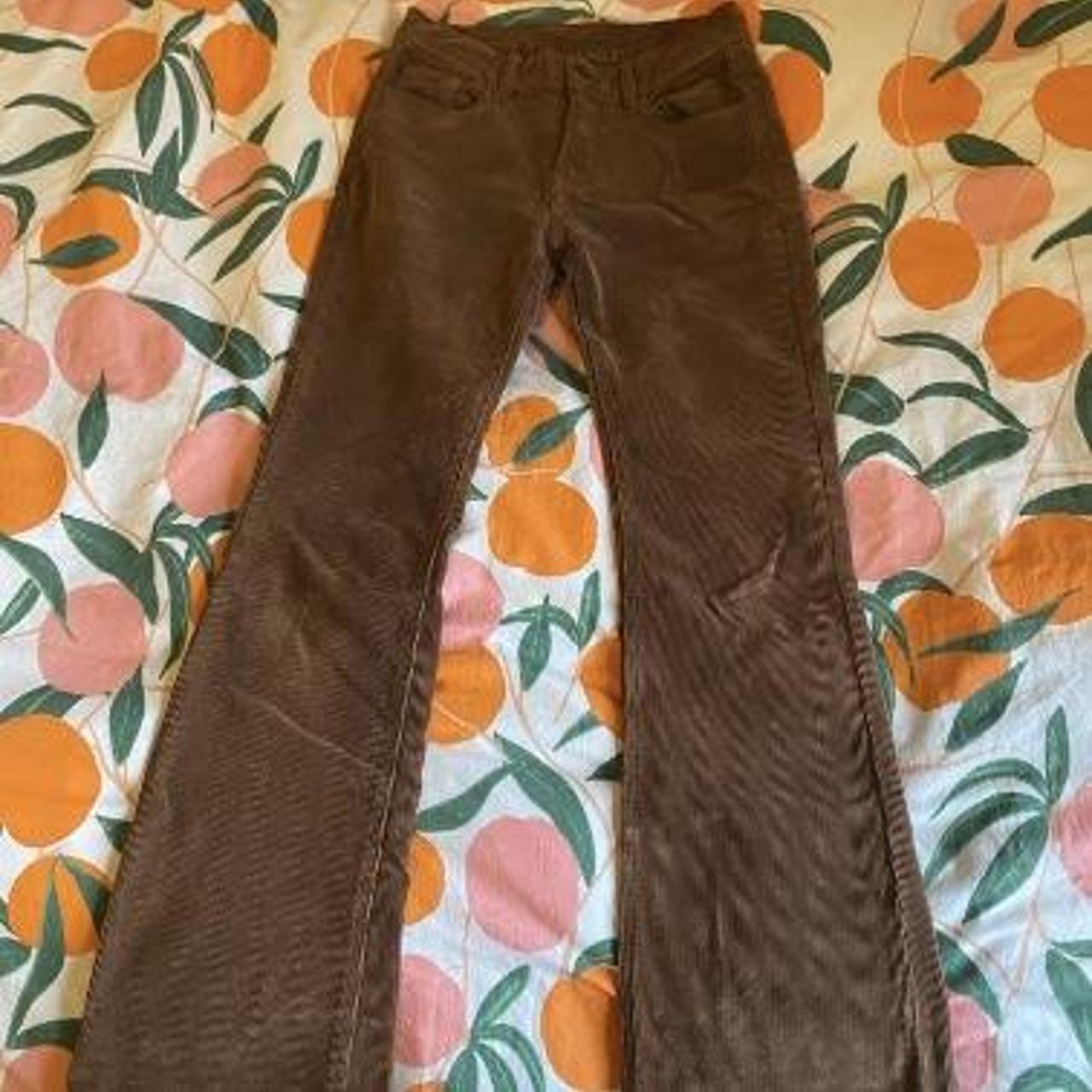 Brandy Melville Women's Brown Trousers Depop