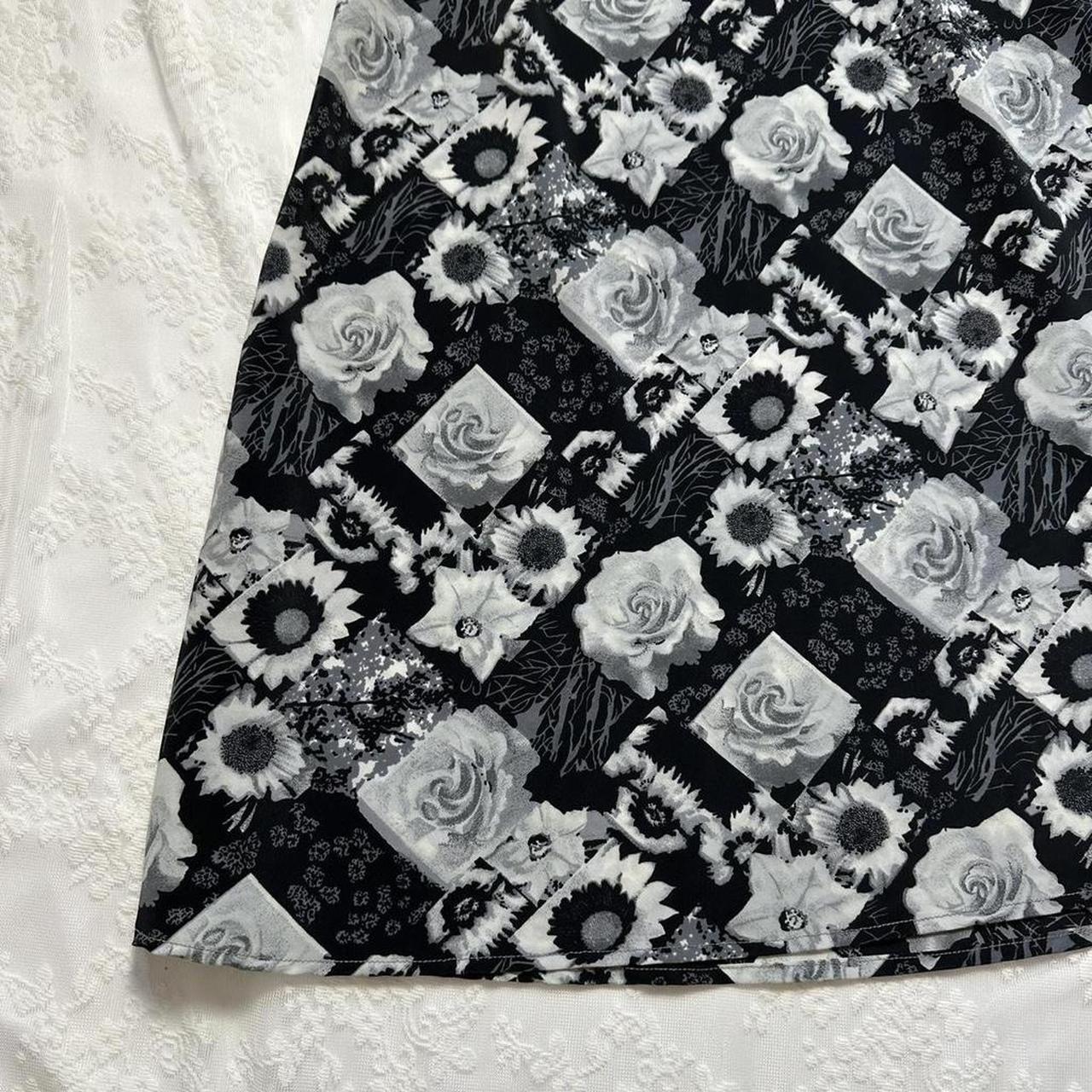 Faded Glory Women's Babydoll Dress - Black/Grey -… - image 7