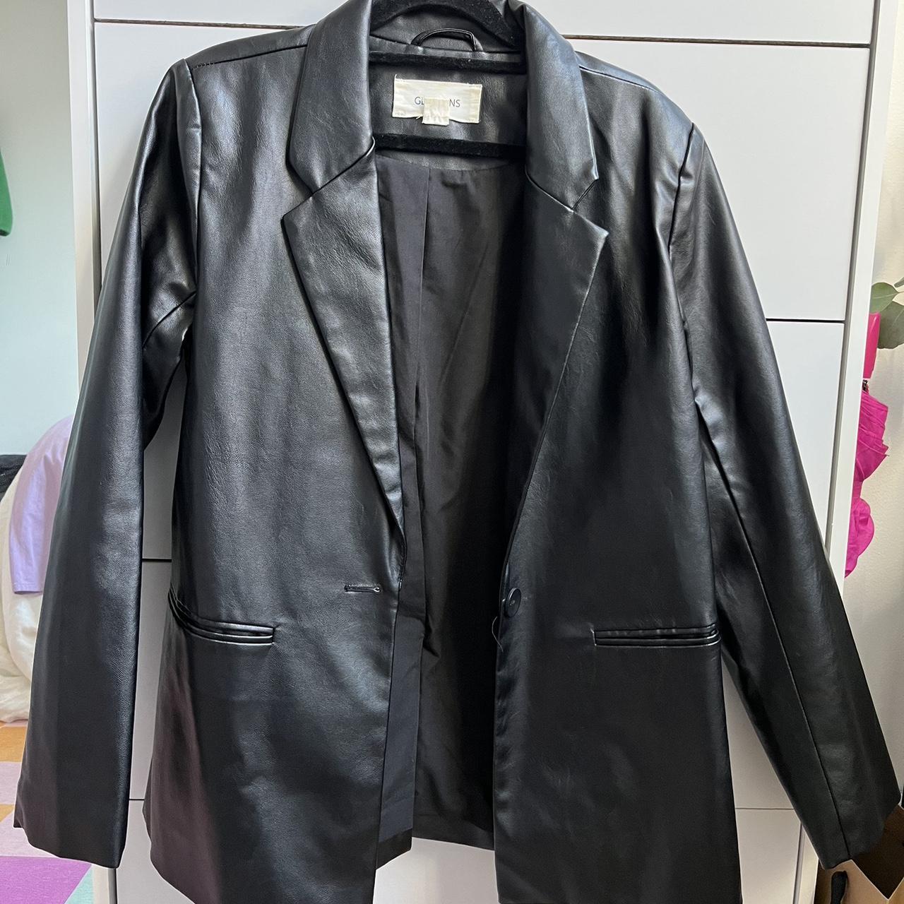 Glassons leather blazer Depop