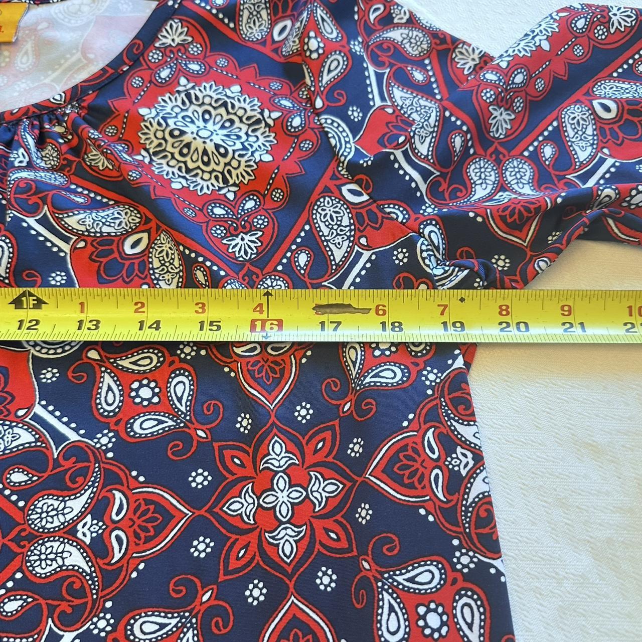 Ruby Rd. Women's Blouse - Multi/Red - S – Ruby Ro… - image 3