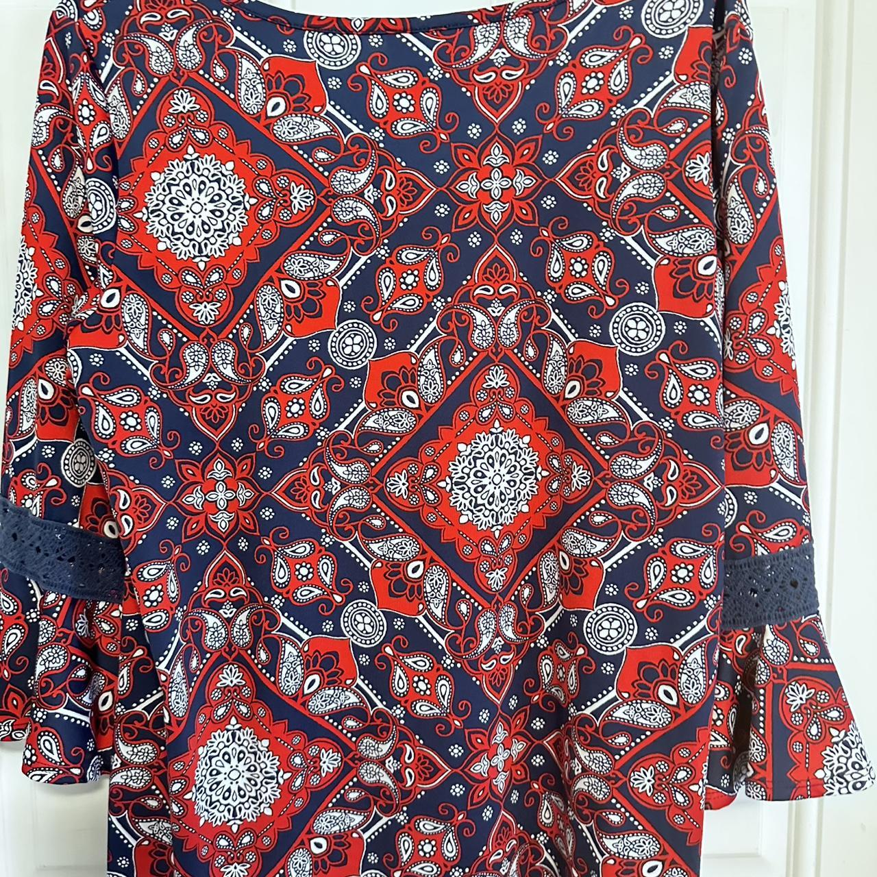 Ruby Rd. Women's Blouse - Multi/Red - S – Ruby Ro… - image 2