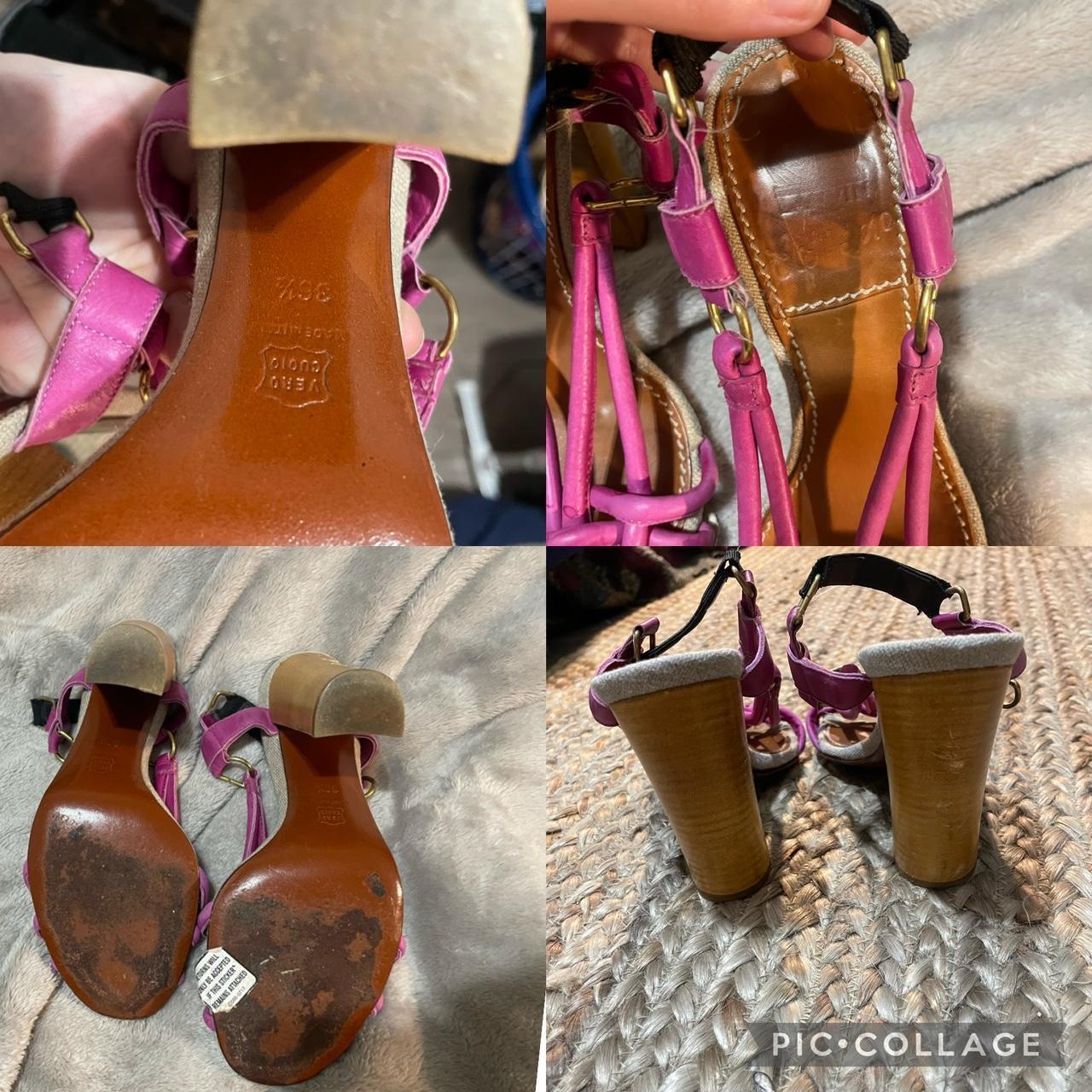 Lanvin Women's Pink and Tan Sandals (4)