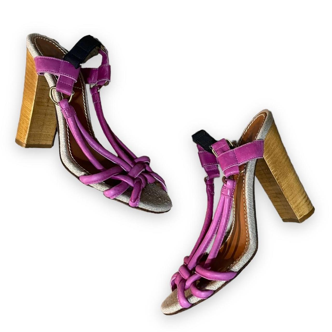 Lanvin Women's Pink and Tan Sandals (2)